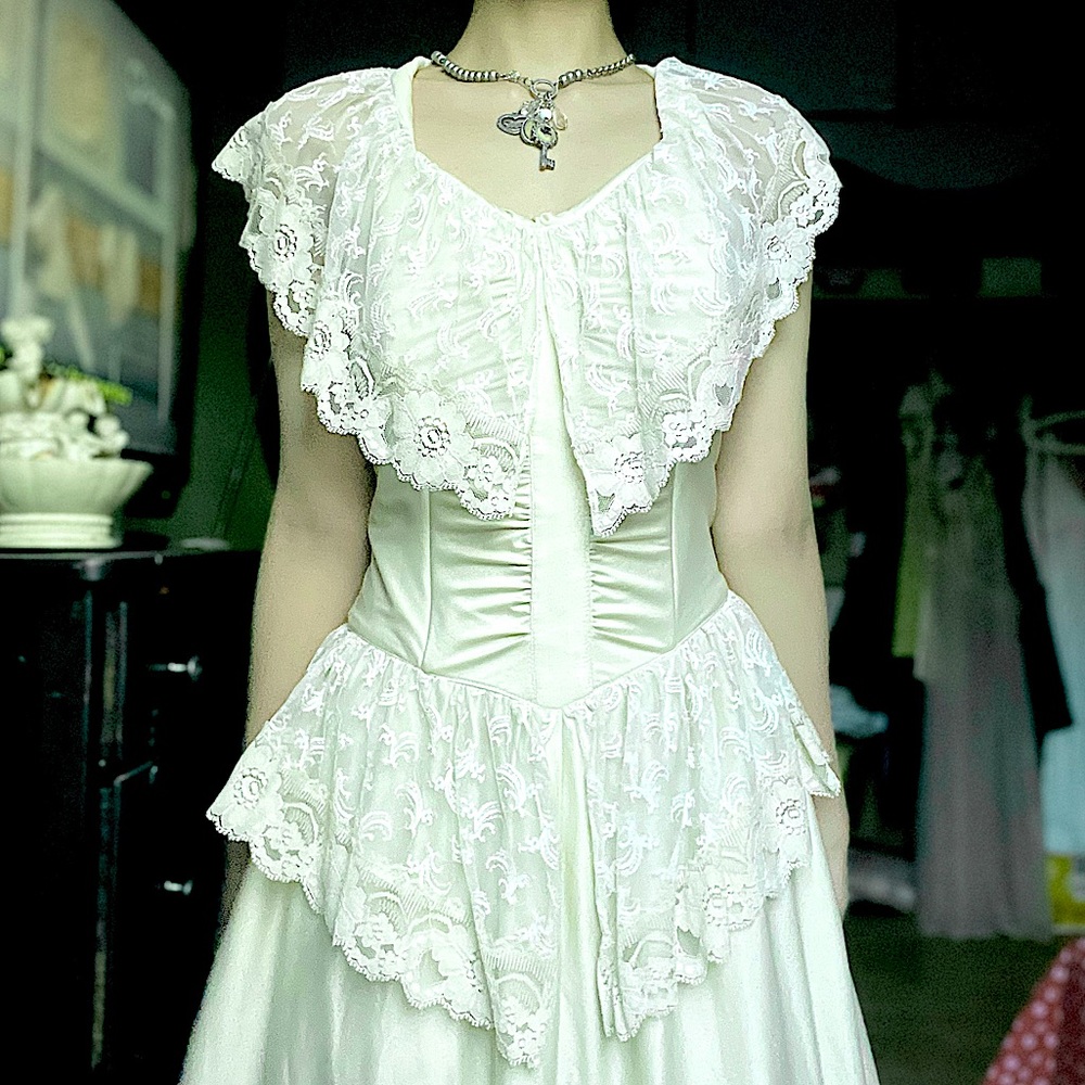 80’s lace corset style dress